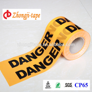 crime scene use yellow with black printing pe barrier tape